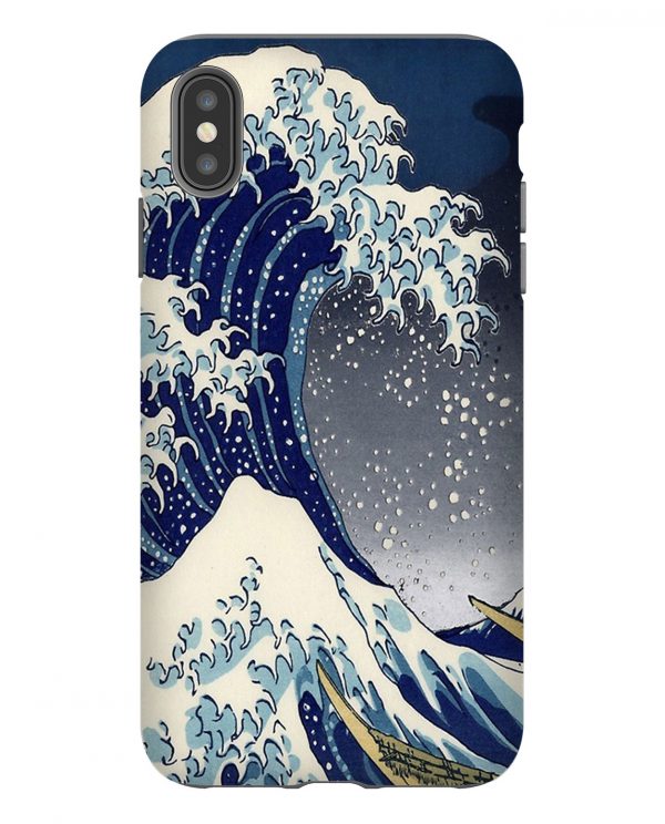 Great Wave Kanagawa Night iPhone Case