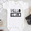 Hello World Baby Onesie