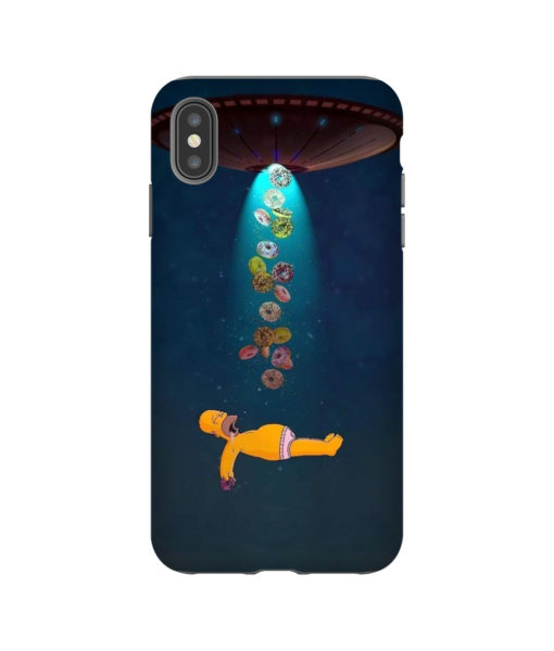 Homer Alien Donuts iPhone Case