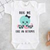 Hug me like an octopus Baby Onesie