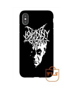 Johnny Cash Black Metal iPhone Case