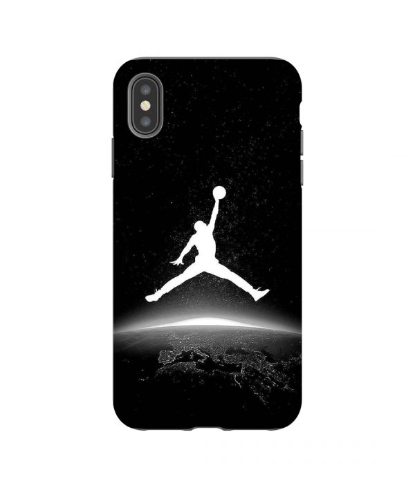 Jordan Jump in Space iPhone Case