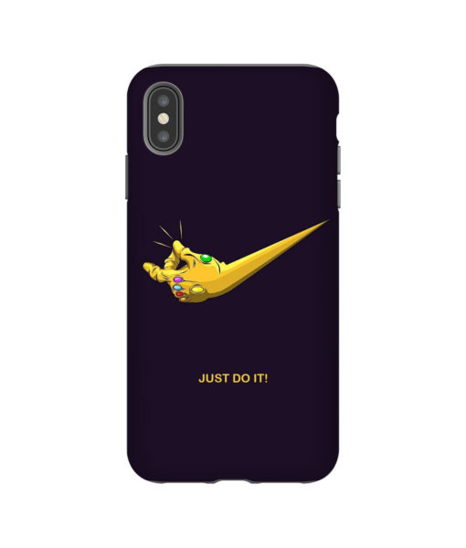 Just Do It Thanos Parody iPhone Case