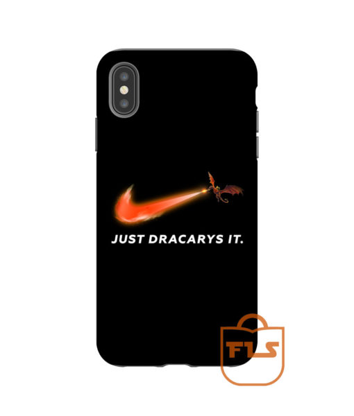 Just Dracarys It Nike Parody iPhone Case