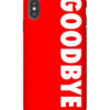 Kendall Jenner Goodbye iPhone Case