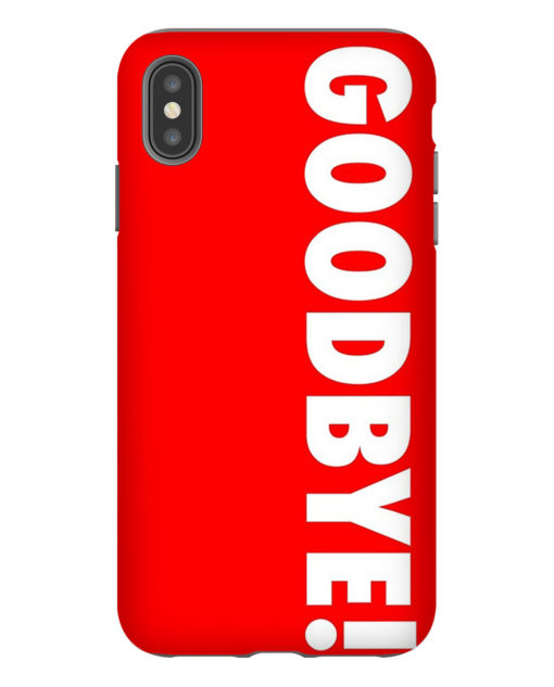 Kendall Jenner Goodbye iPhone Case