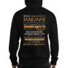 Kings Are Born In January Pulllover Hoodie