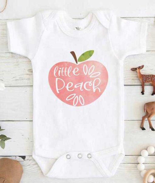 Little Peach Baby Onesie