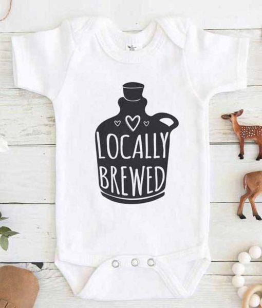 Locally Brewed Baby Onesie