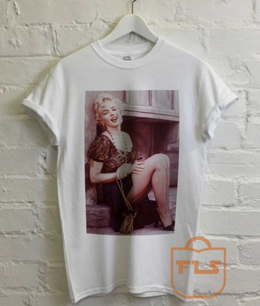 Marilyn Monroe Fishnet Stocking Vintage T Shirt