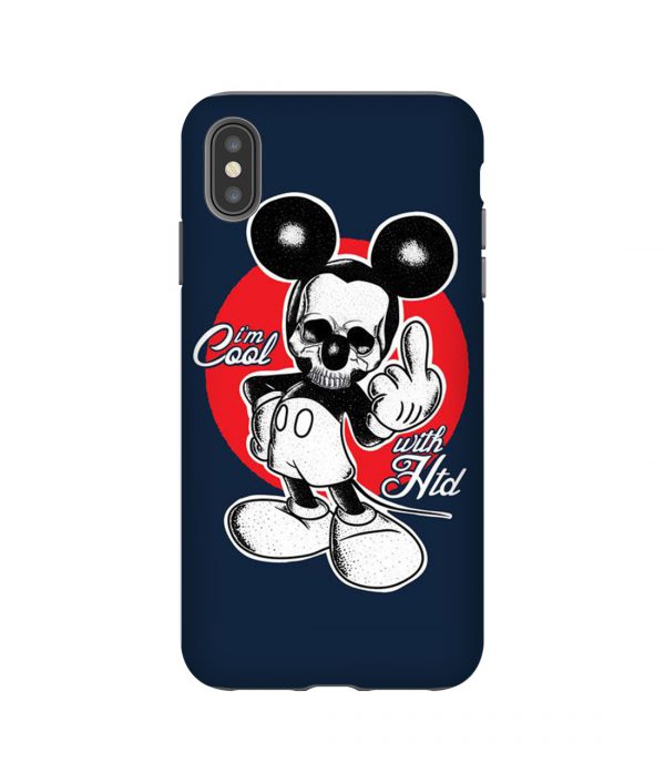 Micky Mouse Skull iPhone Case