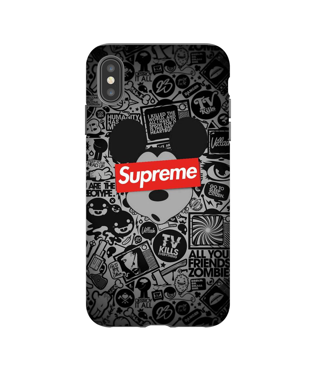 Jordan X Supreme Custom iPhone X 7/7 Plus 8/8 Plus Protective