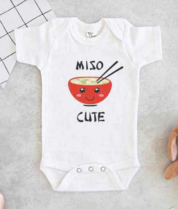Miso Cute Red Baby Onesie