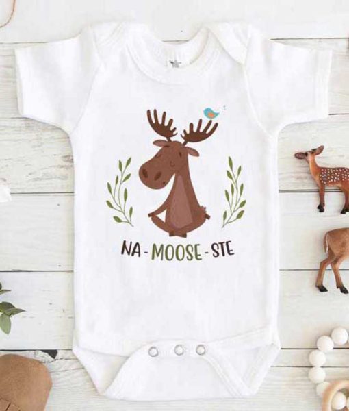Moose Na Moose Ste Yoga Baby Onesie