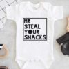 Mr Steal Your Snacks Baby Onesie