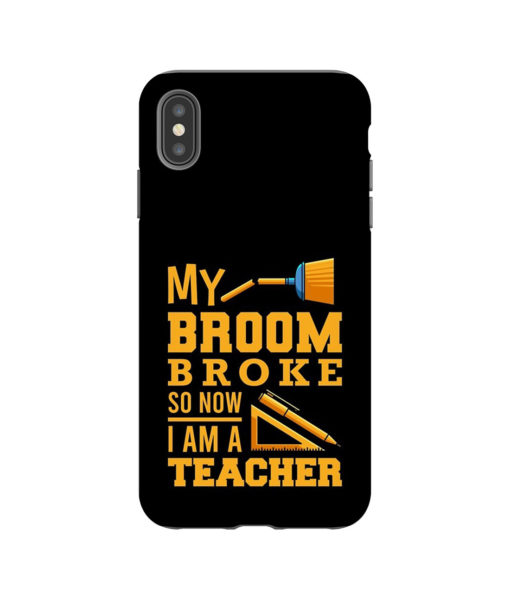 My Broom Broke iPhone Case