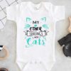 My Other Siblings Are Cats Baby Onesie