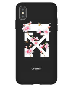 Off White Cherry Blossom iPhone Case