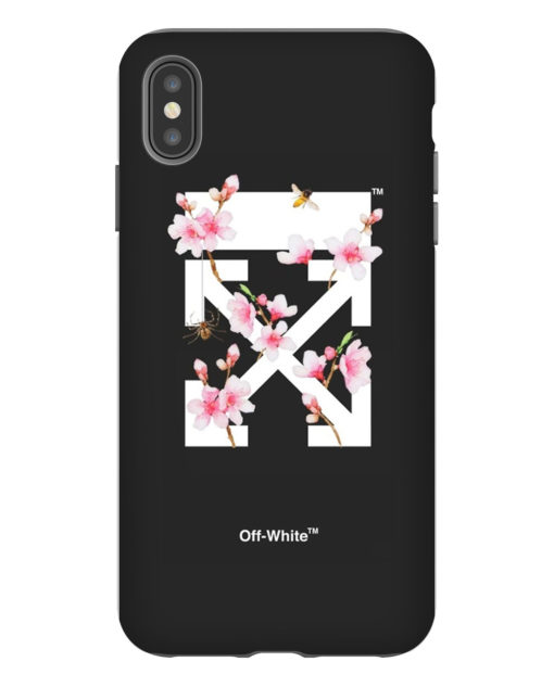 Off White Cherry Blossom iPhone Case