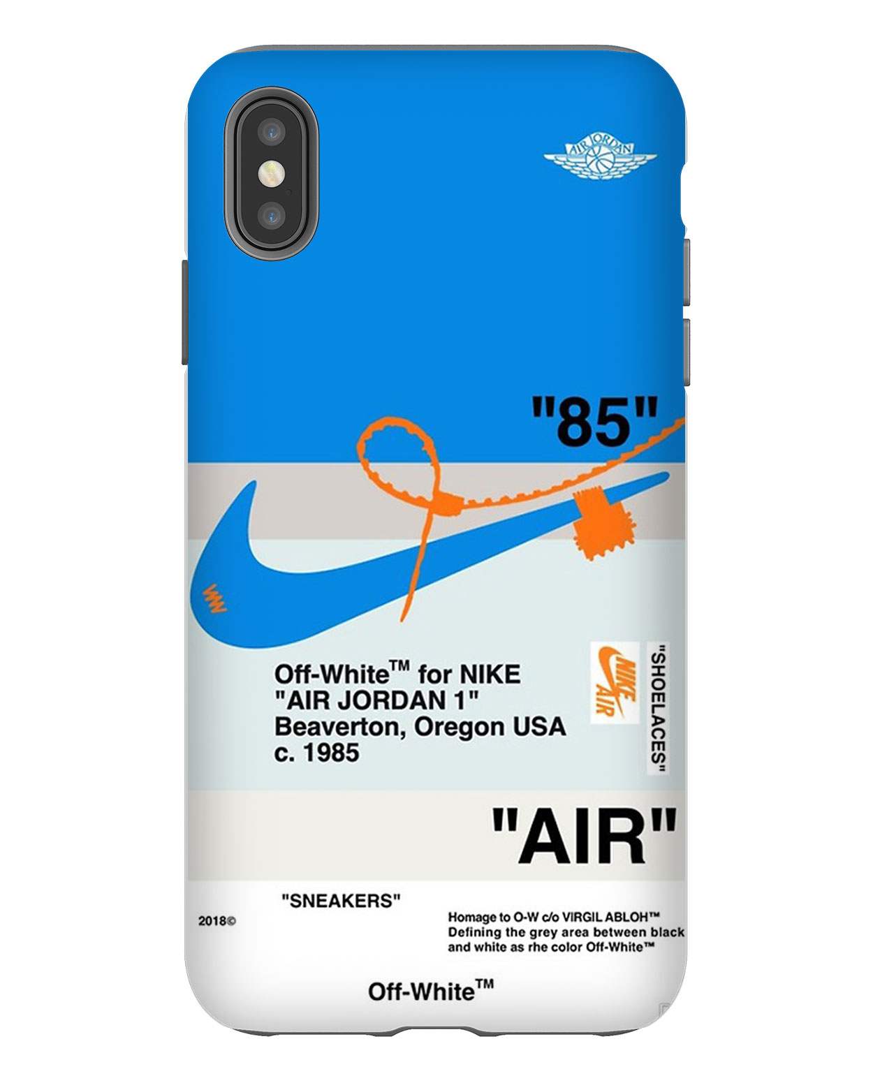 cover iphone xr nike off white