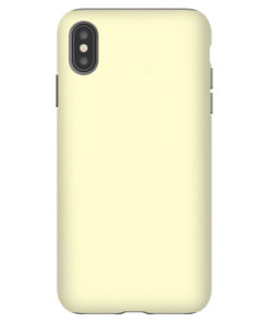 Pastel Lemon Yellow Solid iPhone Case
