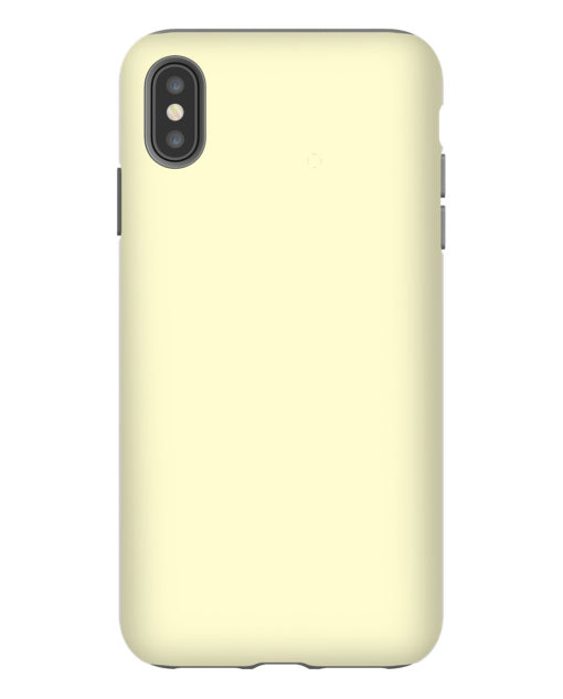 Pastel Lemon Yellow Solid iPhone Case
