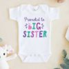Promoted to Big Sister Baby Onesie