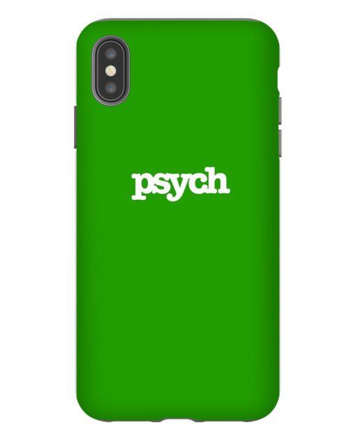 Psych Green iPhone Case