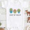 SUCCULENT What up Succa Baby Onesie