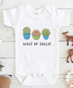 SUCCULENT What up Succa Baby Onesie