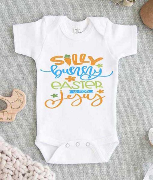 Silly Bunny Easter if For Jesus Baby Onesie