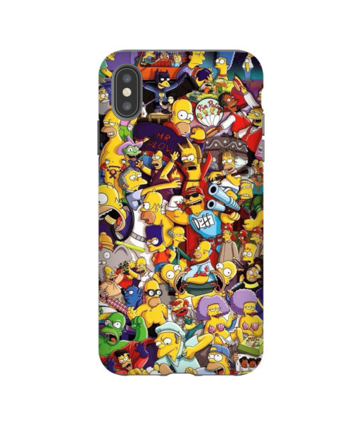 Simpsons Collage iPhone Case