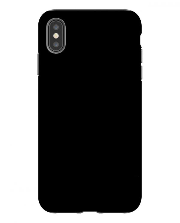 Solid Black iPhone Case