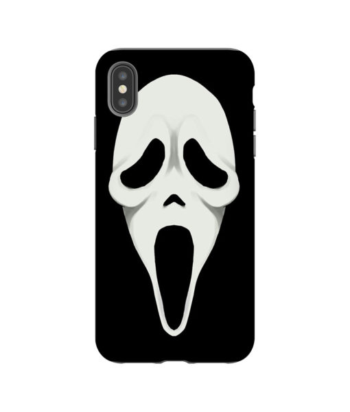 Spooky Horror Face iPhone Case