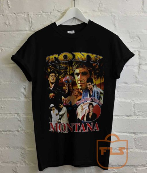 Tony Montana Retro T Shirt