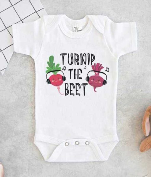 Turnip The Beet Baby Onesie