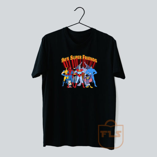 90's Super Hero Friends Parody T Shirt
