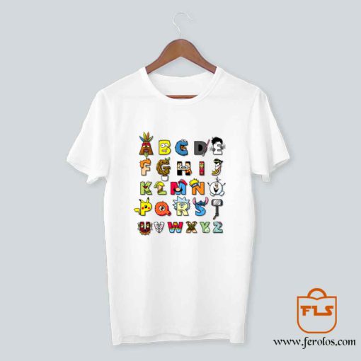 ABC Cartoon Nerd T Shirt