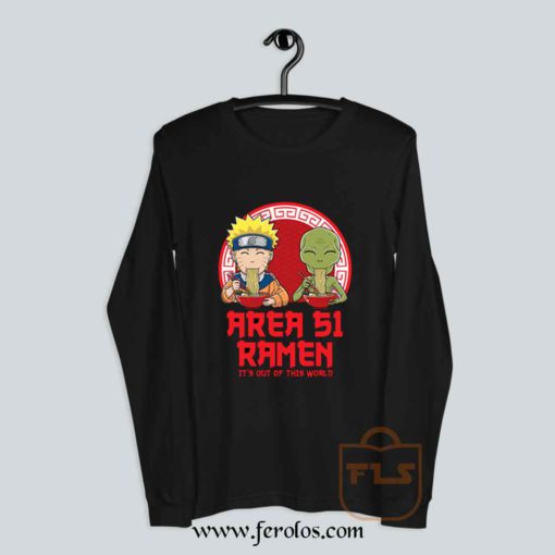 Area 51 Ramen Naruto Parody Long-Sleeve