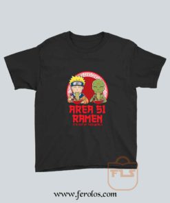 Area 51 Ramen Naruto Parody Youth T Shirt