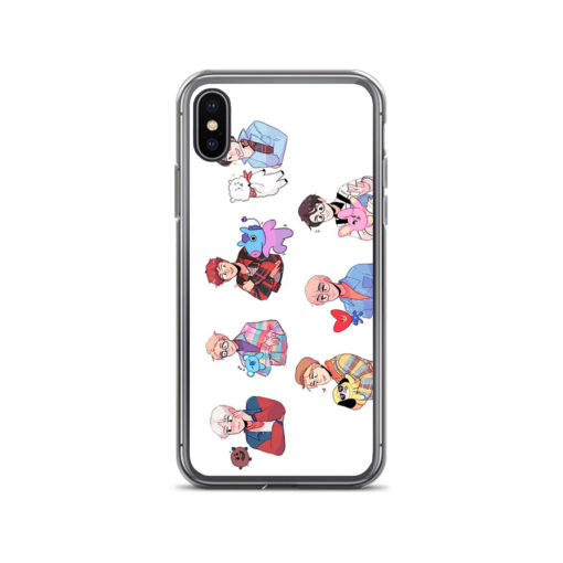 BTS with their BT21 friends iPhone Case