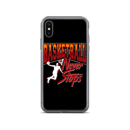 Baketball Never Stop iPhone Case