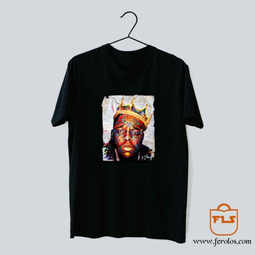 Biggie Map Style T Shirt