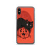 Black Cat Halloween iPhone Case