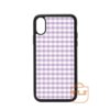 Bright Crocus Petal Pink Gingham iPhone Case