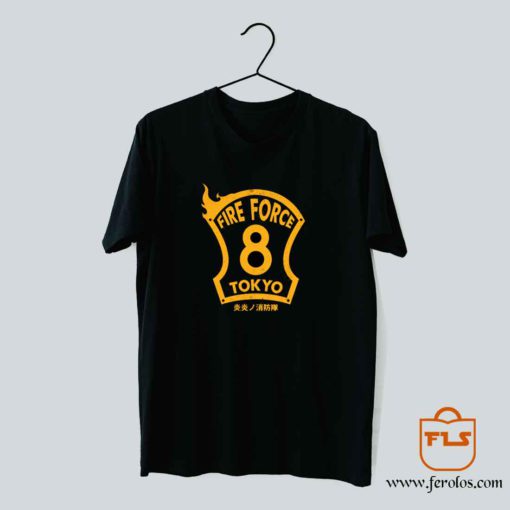 Fire Force 8th Company Tokyo T Shirt