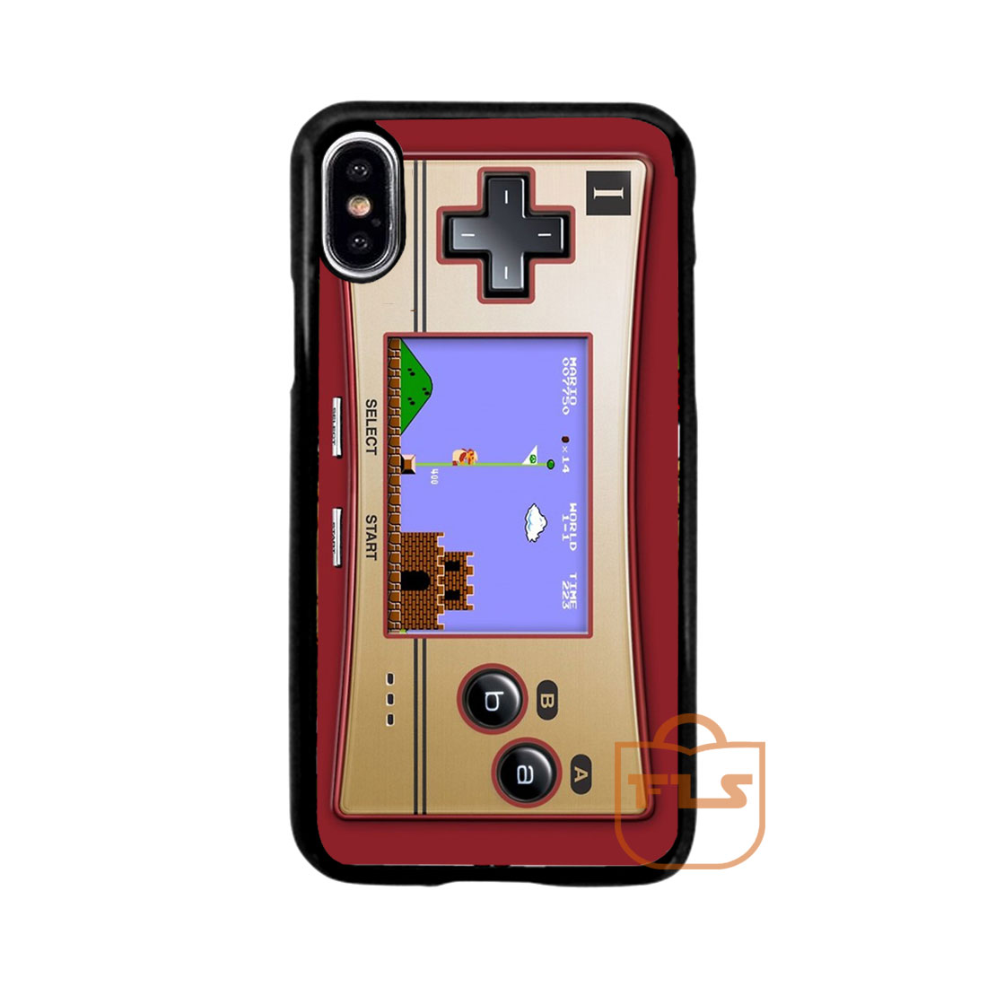 Gameboy Micro Super Mario iPhone Case for XS/XS Max,XR,X,8/8 Plus,7