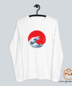 Hokusai Kaiju Long Sleeve