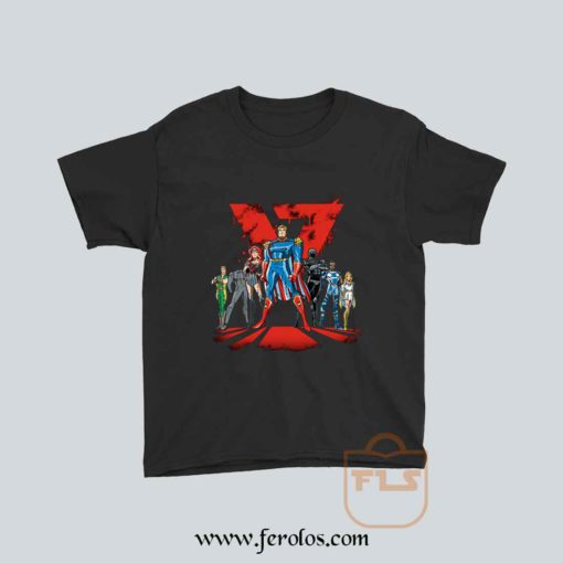 Justice League Cartoon Youth T Shirt
