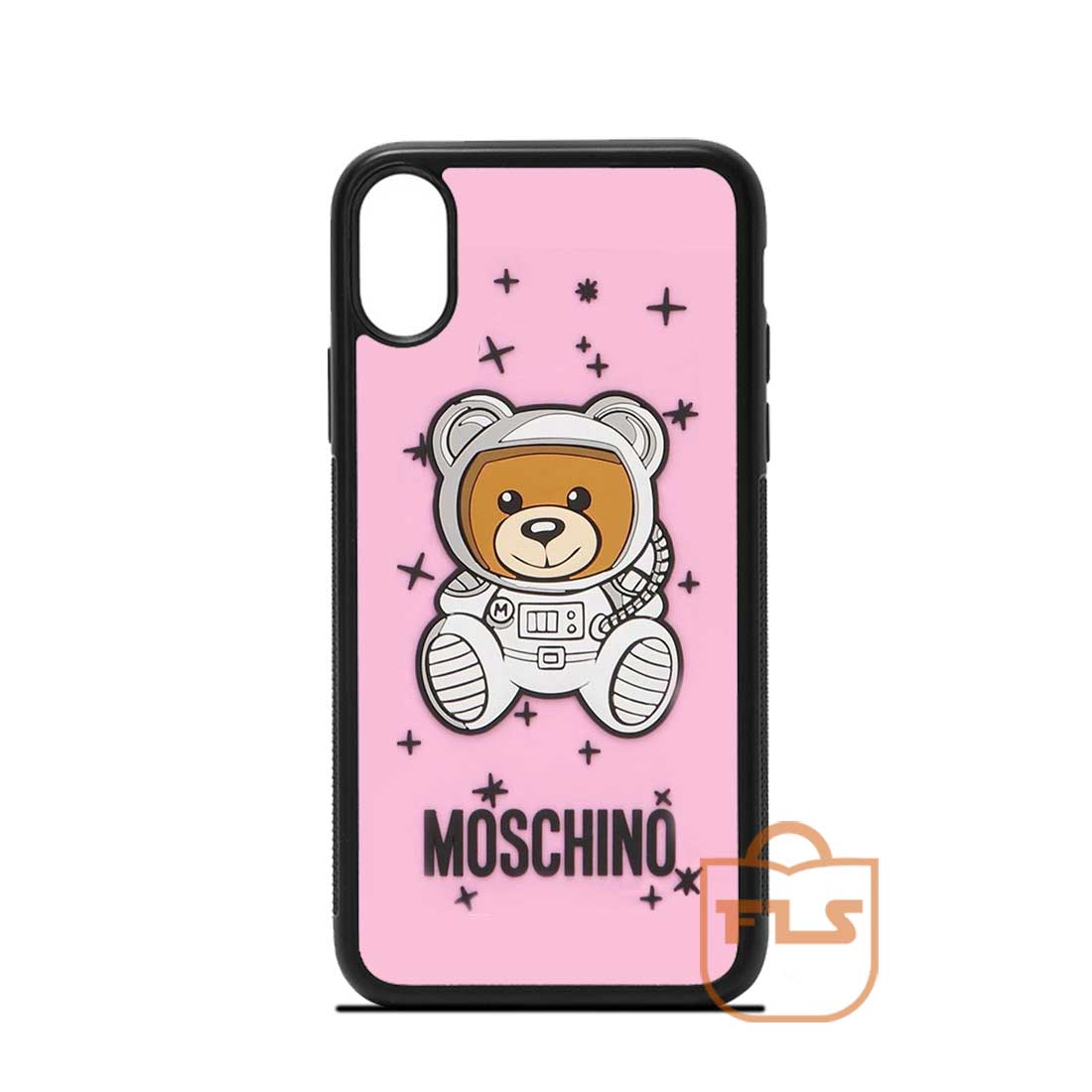 moschino pink phone case
